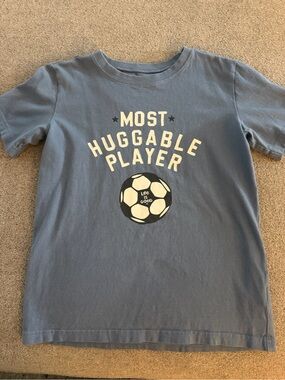 Life is Good Boys' Most Huggable Player Blue Tee Size Youth M